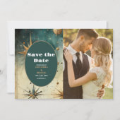 フォトヴィンテージ水彩天結婚星 セーブザデート (正面)