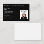 フォト不動産仲介業者名刺シンプルデザイン 名刺 (正面/裏面)