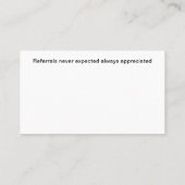 フォト不動産仲介業者MLSビジネス紹介カード 名刺 (裏面)