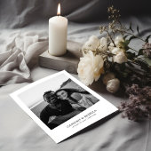 フォト付きシンプルでエレガントなウェディングセーブ・ザ・デート セーブザデート