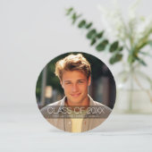 フォト付き卒業パーティーでバックカラーを変更 招待状 (スタンド正面)