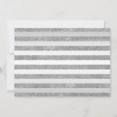 フォト付き卒業パーティー – Silver 招待状 (裏面)