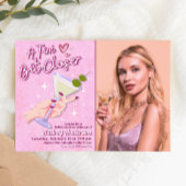フォト付き A Tini Bit Closer マルティーニ ブライダル シャワー 招待状