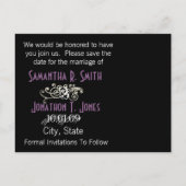 フォト付きSave The Date 案内ポストカード (裏面)