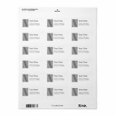 フォト住所 シールテンプレート大 ラベル (フルシート)