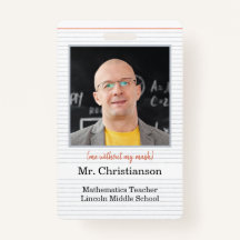 フォト先生IDバッジスクール、マスクなし