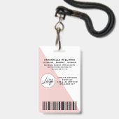 フォト公モダン証署名エージェントバッジ バッジ (裏面（ネックストラップ付）)