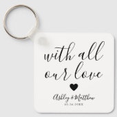 フォト共有ゲ結婚ストズ キーホルダー (正面)