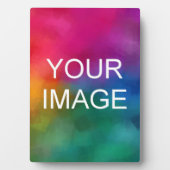 フォト写真のロゴテンプレート(縦) フォトプラーク (正面)