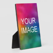 フォト写真のロゴテンプレート(縦) フォトプラーク (側面)