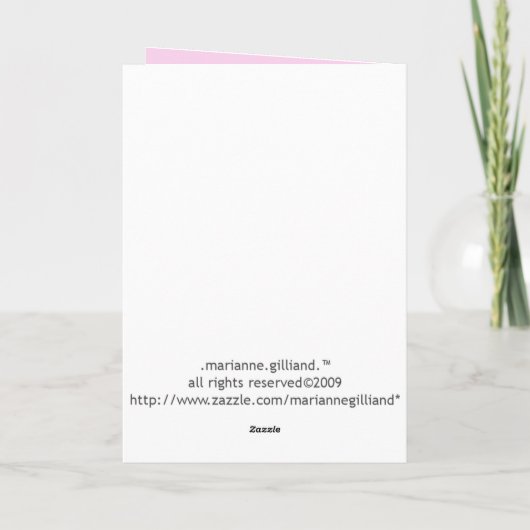 フォト切り出しハートバレンタインデイカードテンプレート シーズンカード (裏面)