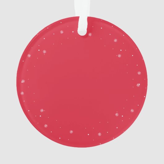 フォト初めてのクリスマスイン天国 パーソナライズされた オーナメント (裏面)