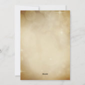 フォト初めてのクリスマス結婚したフラットホリデーカード シーズンカード (裏面)