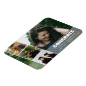 フォト卒業おめでとうコラージュ マグネット (左側)