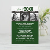 フォト卒業のお知らせ[緑] 招待状 (スタンド正面)