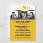 フォト卒業のお知らせ[金ゴールド] 招待状 (正面)