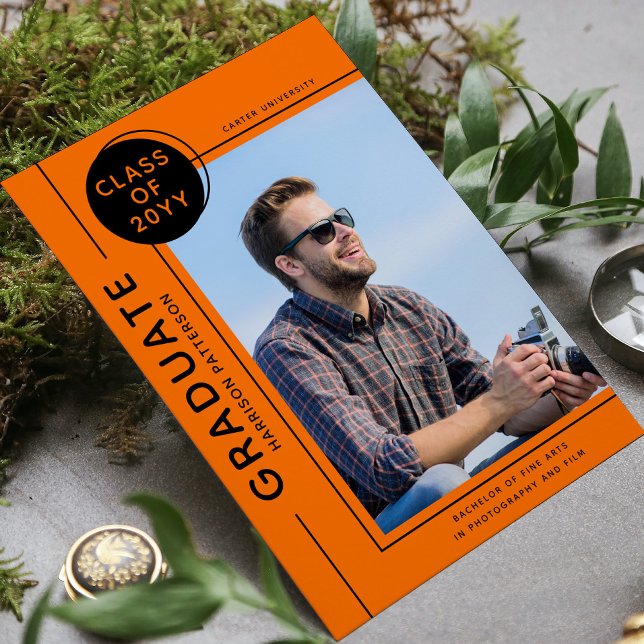 フォト卒業スモダンクリプトOrange Black (クリエイターアップロード済み)