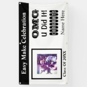 フォト卒業バナー 横断幕 (縦)