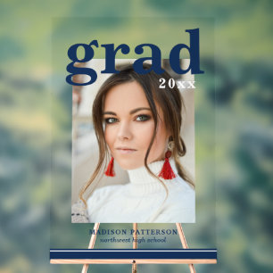 フォト卒業パーティスクエレガントリモダンプト アクリルサイン