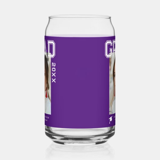 フォト卒業パーティスクエレガントリモダンプト ガラス缶 (左)