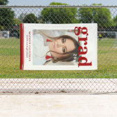 フォト卒業パーティスクエレガントリモダンプト 横断幕 (インサイチュ)