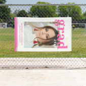 フォト卒業パーティスクエレガントリモダンプト 横断幕 (インサイチュ)