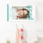 フォト卒業パーティスクエレガントリモダンプト 横断幕 (インサイチュ)