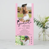フォト卒業パーティスクモダンリエレガントプト 招待状 (スタンド正面)