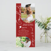 フォト卒業パーティスクモダンリエレガントプト 招待状 (スタンド正面)