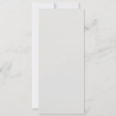 フォト卒業パーティスクモダンリエレガントプト 招待状 (裏面)