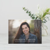 フォト卒業パーティボヘミアンフローラ 招待状 (スタンド正面)