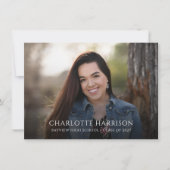 フォト卒業パーティボヘミアンフローラ 招待状 (正面)