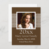 フォト卒業パーティーのお知らせ インビテーションポストカード (正面/裏面)