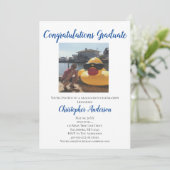 フォト卒業パーティーの招待 招待状 (スタンド正面)