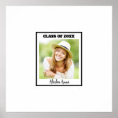 フォト卒業パーティーの署名メッセージ ポスター (正面)