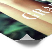 フォト卒業パーティーへようこそパーソナライズされた ポスター (角)