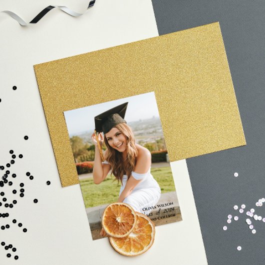 フォト卒業パーティーカスタム招待状 招待状