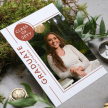 フォト卒業パーティースクリプトモダンテラコッタ