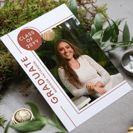 フォト卒業パーティースクリプトモダンテラコッタ