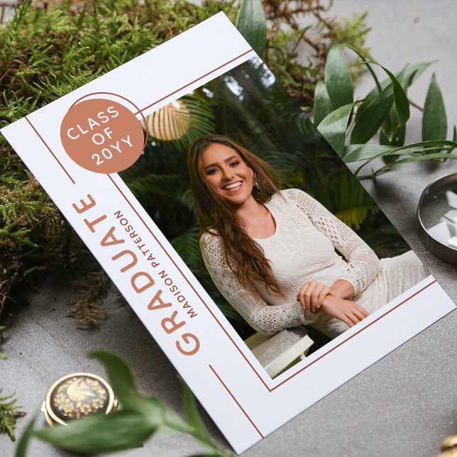 フォト卒業パーティースクリプトモダンテラコッタ (クリエイターアップロード済み)