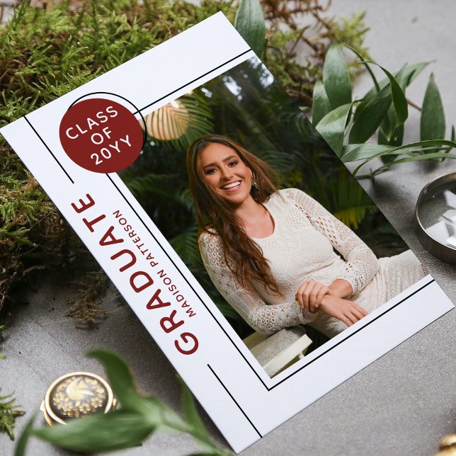 フォト卒業パーティースクリプトモダンブルゴーニュ (クリエイターアップロード済み)