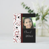 フォト卒業パーティー招待状はがき インビテーションポストカード (スタンド正面)