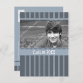 フォト卒業パーティー招待状はがき インビテーションポストカード (正面/裏面)