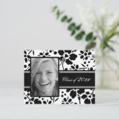 フォト卒業パーティー招待状はがき インビテーションポストカード (スタンド正面)