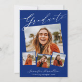 フォト卒業パーティー招待状発表 招待状 (正面)