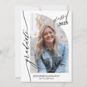 フォト卒業パーティー招待状発表 招待状 (正面)