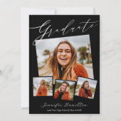 フォト卒業パーティー招待状発表 招待状 (正面)