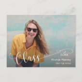フォト卒業パーティー招待状 ポストカード (正面)