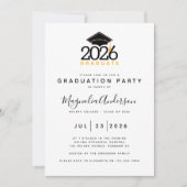 フォト卒業パーティー招待状 招待状 (正面)