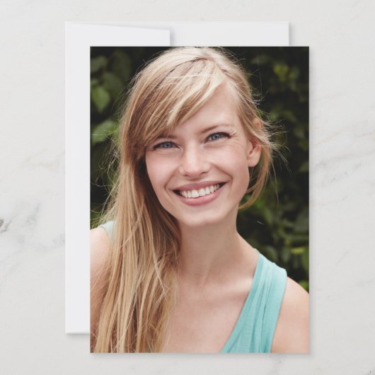 フォト卒業パーティー招待状 招待状 (裏面)